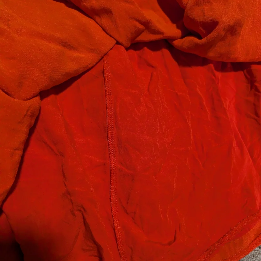 Lulu's Red Orange Midi Skirt Size XS - Picture 6 of 9